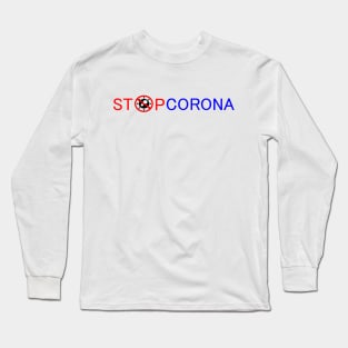 Stop corona Long Sleeve T-Shirt